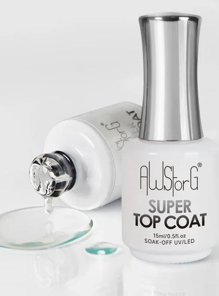 KissICON 15ml Super Top Coat KissIcon AWStorG 15ml Super Top Coat Varnish -