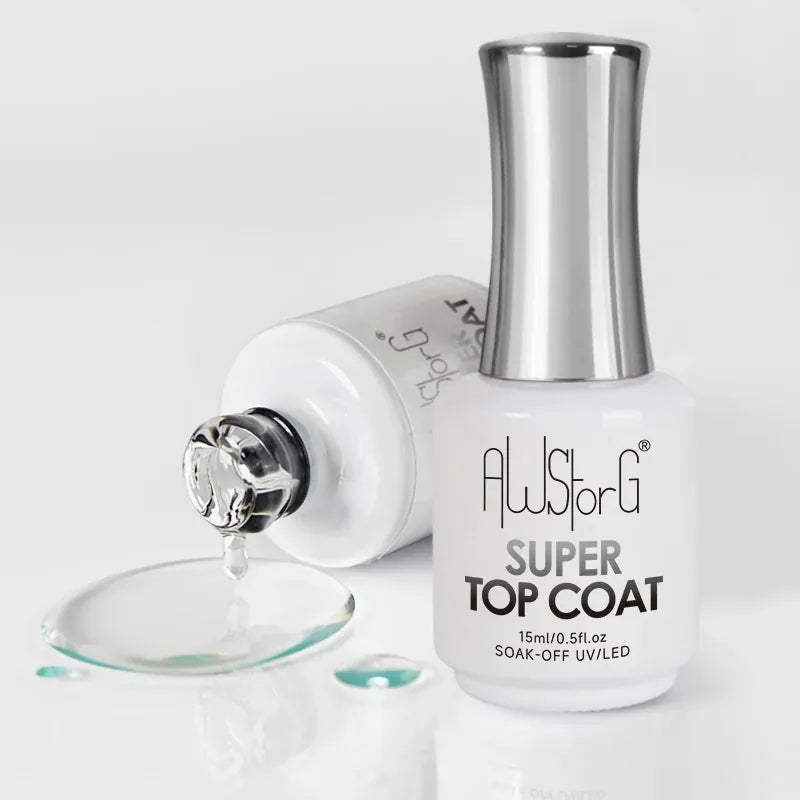 KissICON 15ml Super Top Coat KissIcon AWStorG 15ml Super Top Coat Varnish -
