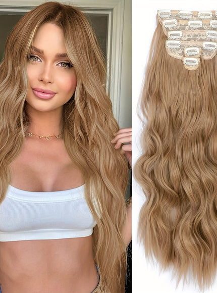 KissICON 16-22 / 20inch KissIcon 20 Inch Thick Curly Clip Hair Extensions