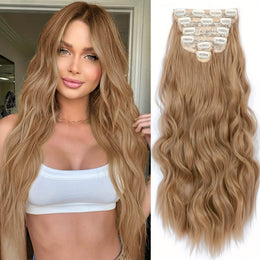 KissICON 16-22 / 20inch KissIcon 20 Inch Thick Curly Clip Hair Extensions