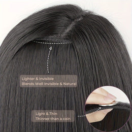 KissICON 16 Black Clips For Synthetic Curls - Soft