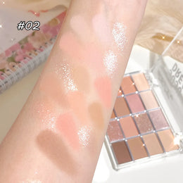 KissICON 💋 16 Color Eyeshadow Matte Pearl Earth Tones