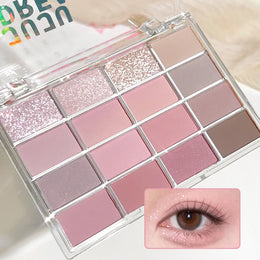 KissICON 💋 16 Color Eyeshadow Matte Pearl Earth Tones