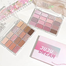 KissICON 💋 16 Color Eyeshadow Matte Pearl Earth Tones