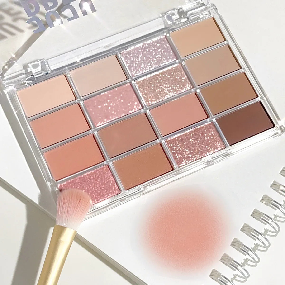 KissICON 💋 16 Color Eyeshadow Matte Pearl Earth Tones