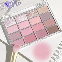 KissICON 💋 16 Color Eyeshadow Matte Pearl Earth Tones