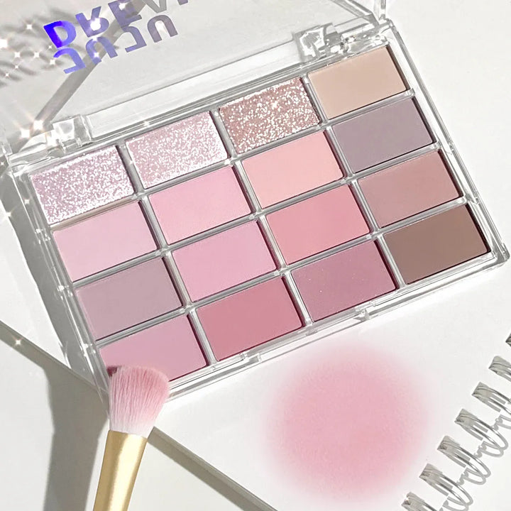 💋 16 Color Eyeshadow Matte Pearl Earth Tones