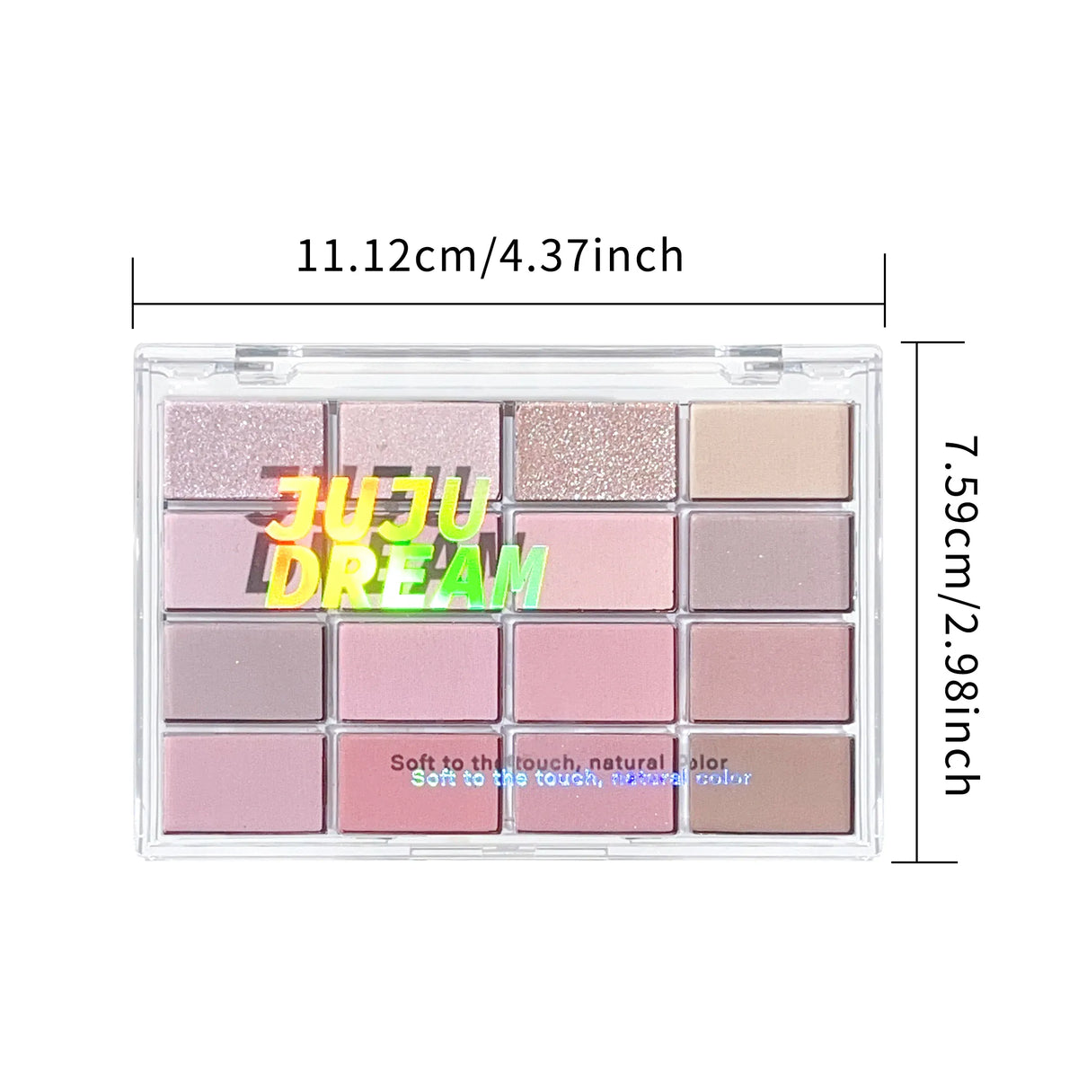 KissICON 16 Color Matte Glimmer Eye Shadow Palette Waterproof