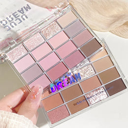 KissICON 16 Color Matte Glimmer Eye Shadow Palette Waterproof