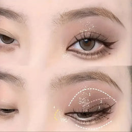 KissICON 16 Color Matte Glimmer Eye Shadow Palette Waterproof