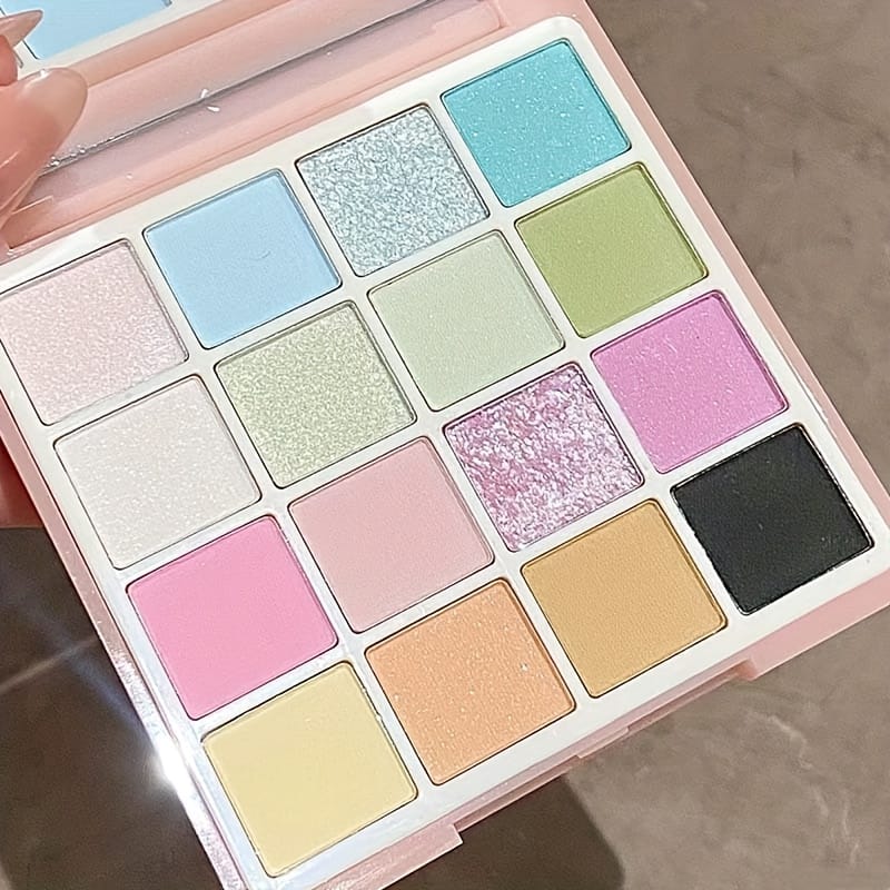 KissICON 16 Colors 16 Color Soft Matte Glitter Girl