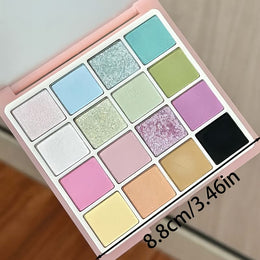 KissICON 16 Colors 16 Color Soft Matte Glitter Girl