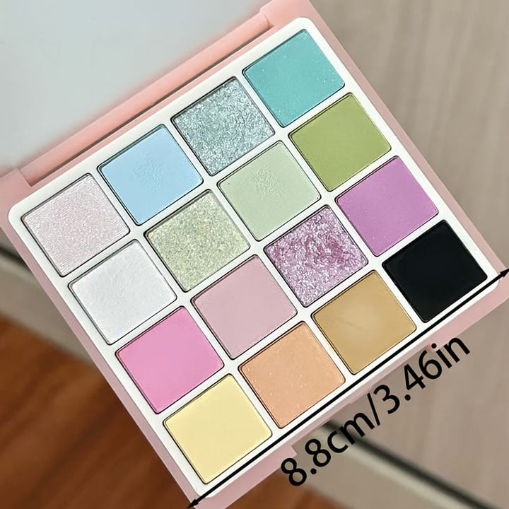 16 Color Soft Matte Glitter Girl