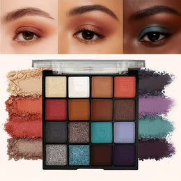 KissICON 16 Colors Kapeine 16color Blendable Eyeshadow Palette