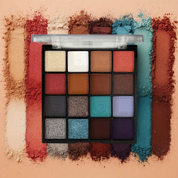 KissICON 16 Colors Kapeine 16color Blendable Eyeshadow Palette