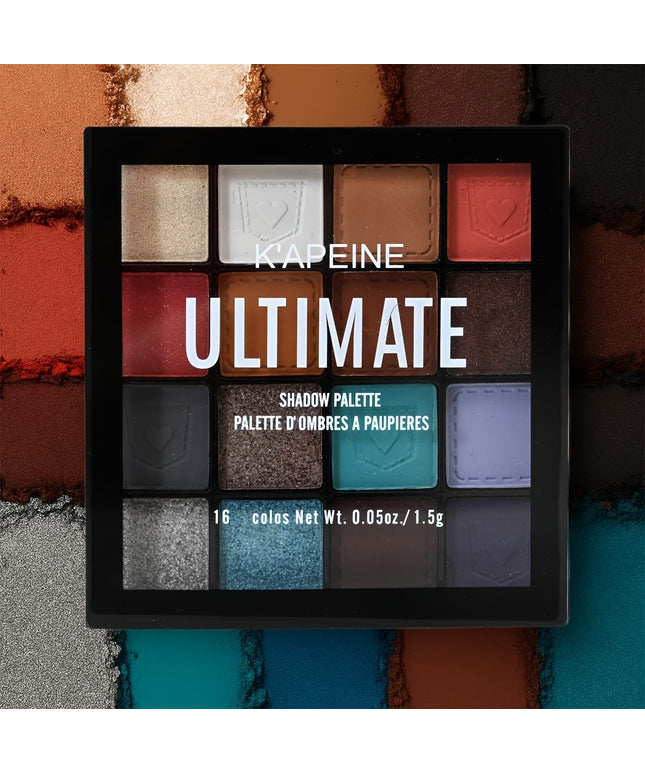 KissICON 16 Colors Kapeine 16color Blendable Eyeshadow Palette