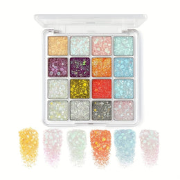 KissICON 16 Colors Kapeine 16color Glitter Palette Shine On