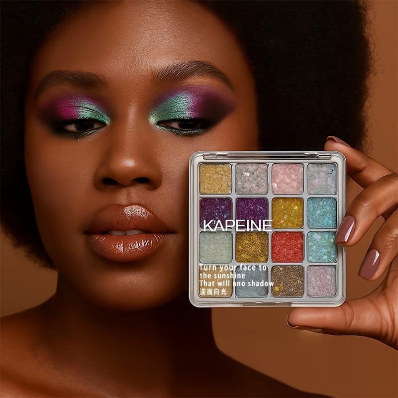 KissICON 16 Colors Kapeine 16color Glitter Palette Shine On