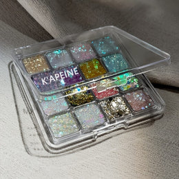 KissICON 16 Colors Kapeine 16color Glitter Palette Shine On