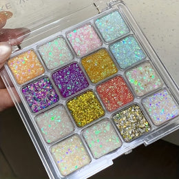 KissICON 16 Colors Kapeine 16color Glitter Palette Shine On