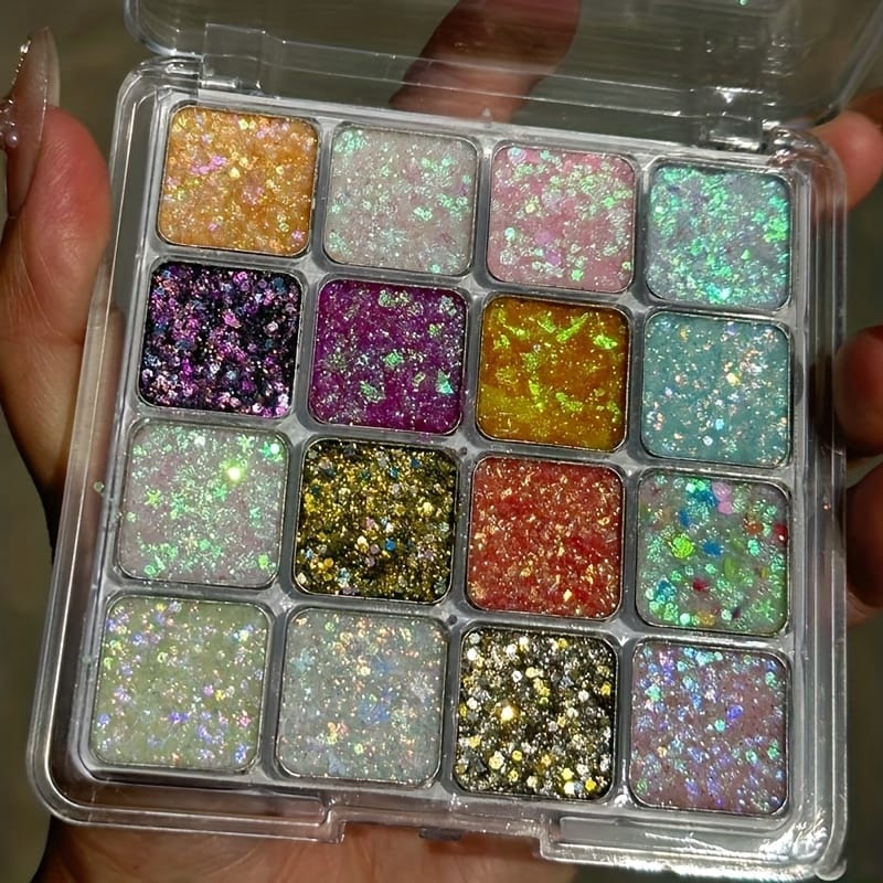 KissICON 16 Colors Kapeine 16color Glitter Palette Shine On