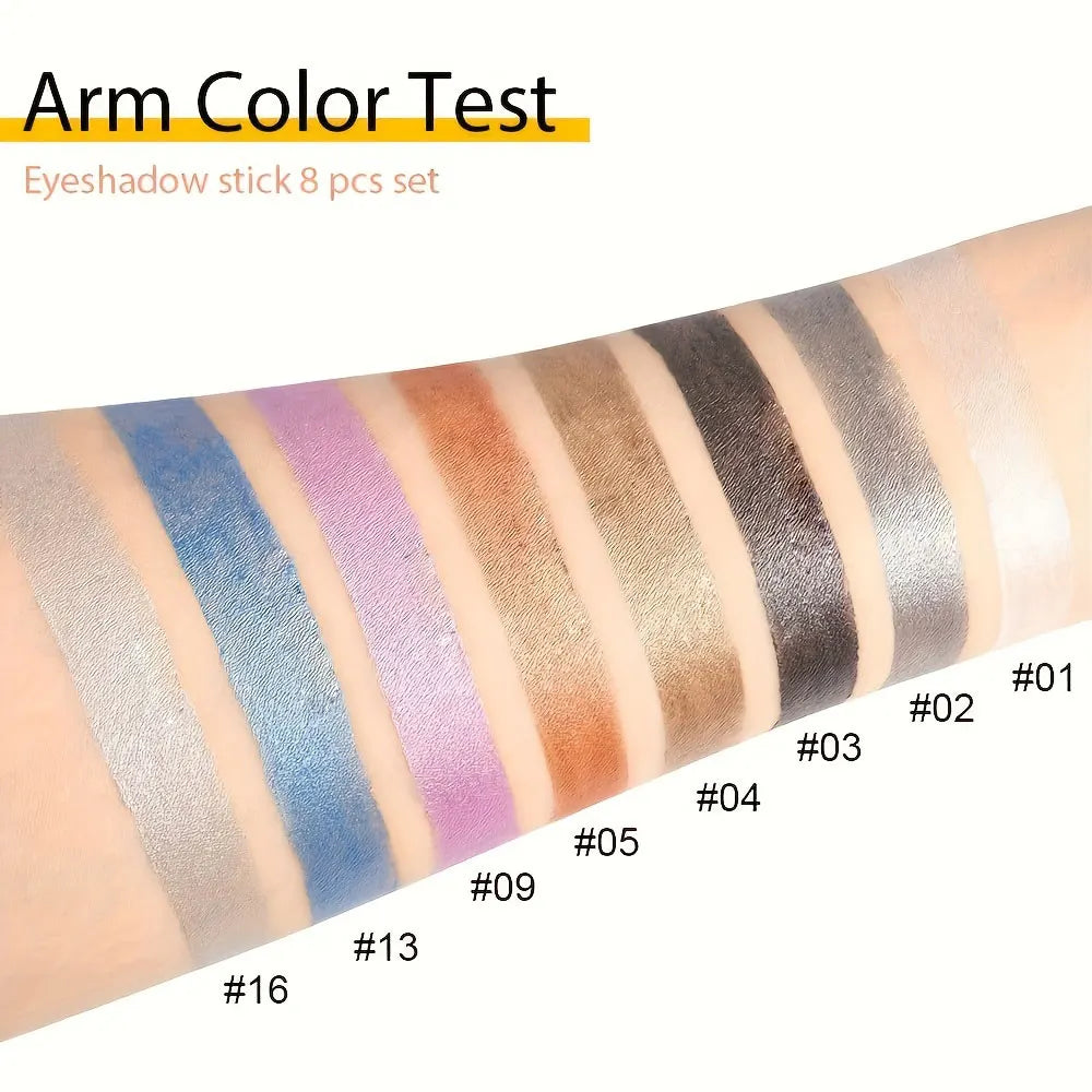 KissICON 💋 16 Colors Pearlescent Eyeliner - Glitter Waterproof