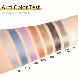 KissICON 💋 16 Colors Pearlescent Eyeliner - Glitter Waterproof