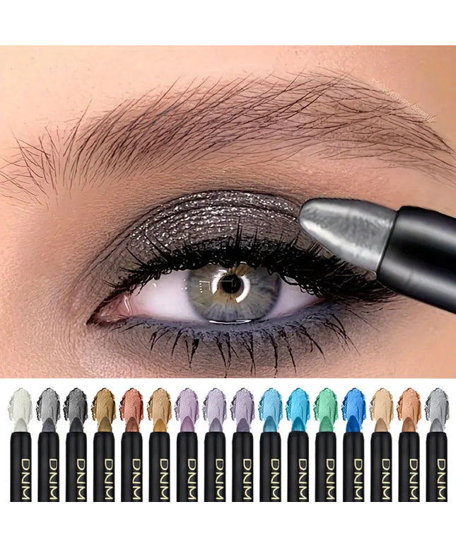 KissICON 💋 16 Colors Pearlescent Eyeliner - Glitter Waterproof
