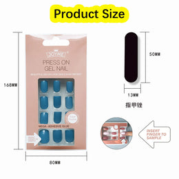 KissICON 16 KissIcon Press On Nails Square Head Full Cover