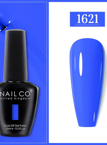 KissICON 1621 Nailco Chocolate Gel Polish 15ml Soak Off UV