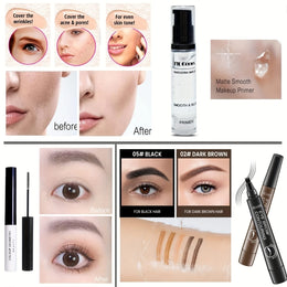 KissICON 16PCS Complete Pro Makeup Kit Eyes Face
