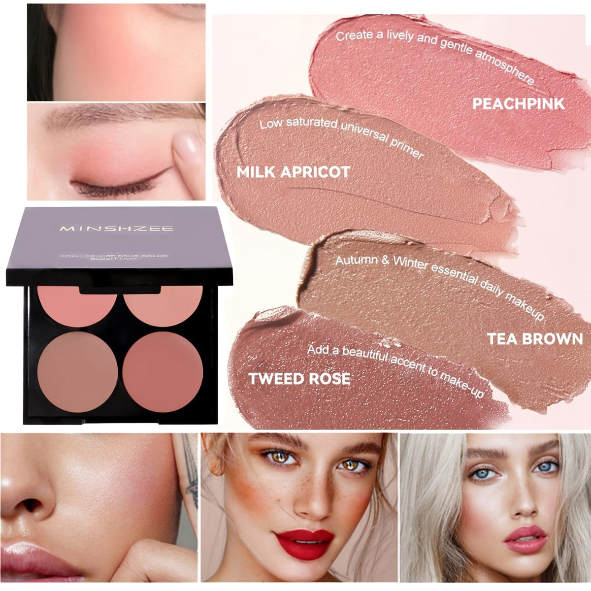 KissICON 16PCS Complete Pro Makeup Kit Eyes Face