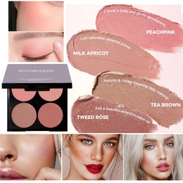 KissICON 16PCS Complete Pro Makeup Kit Eyes Face