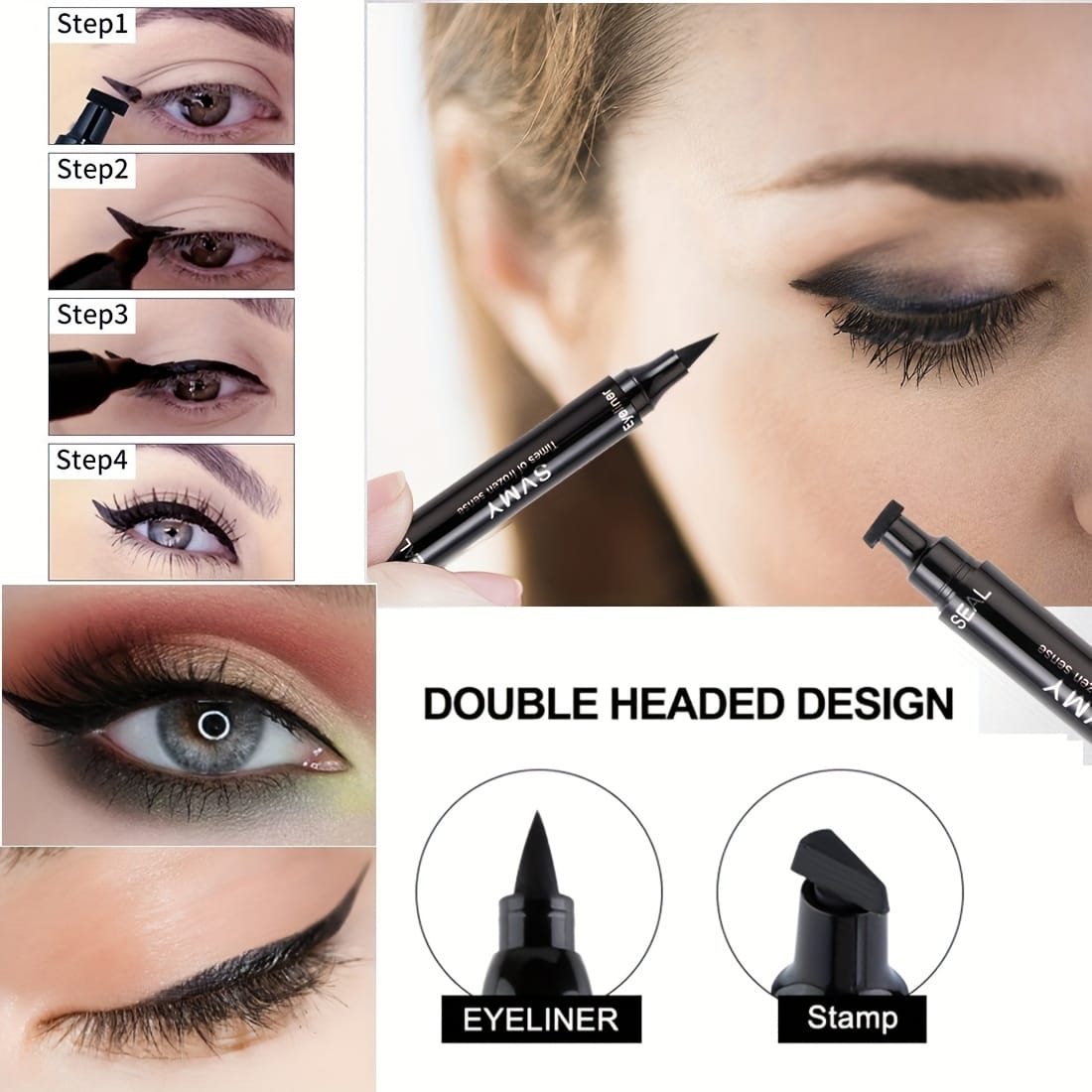KissICON 16PCS Complete Pro Makeup Kit Eyes Face