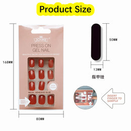 KissICON 17 KissIcon Press On Nails Square Head Full Cover