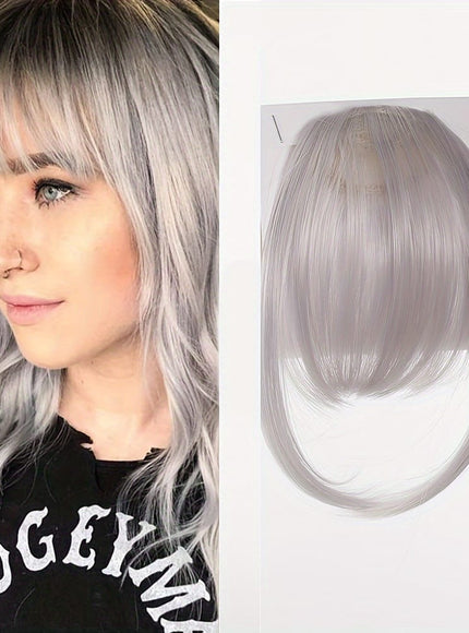 KissICON 171 / 6inch KissIcon Easy Clip-In Wispy Bangs - Natural Look