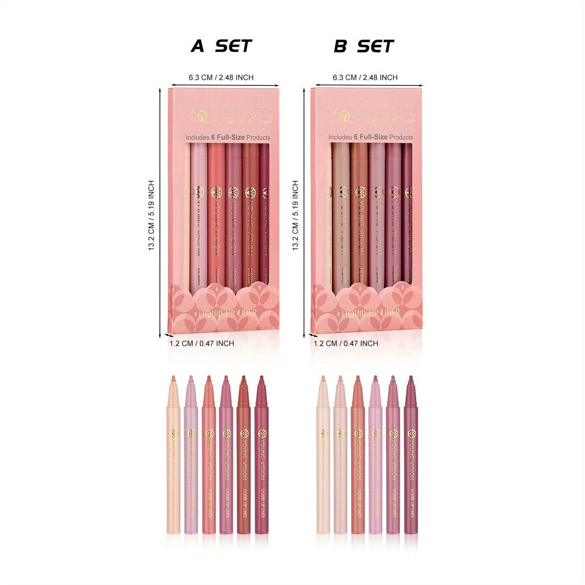 KissICON KissIcon Liquid Lipstick Set - 6 Pcs, Durable