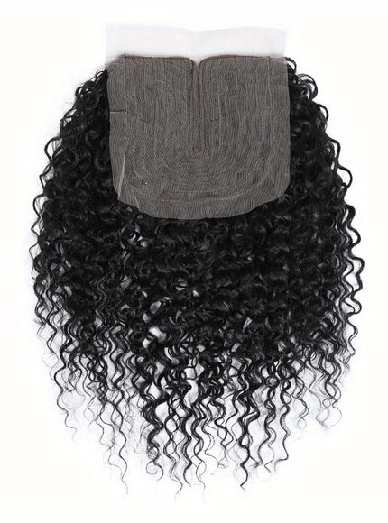 KissIcon 3 Packs Afro Curly Extensions Closure -