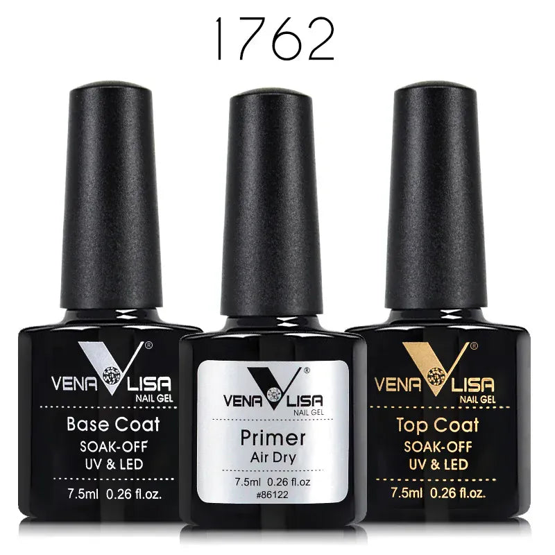 KissICON 1762 Venalisa Nail Gel Polish Kit Functional Gel No-acid
