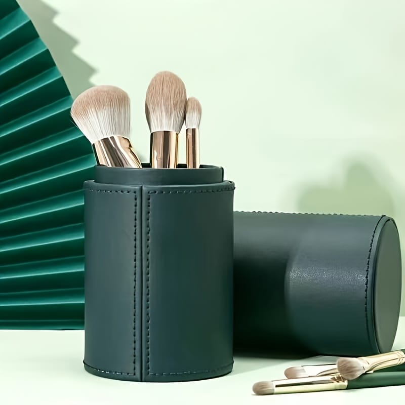 KissICON 17pc Green Pro Makeup Brush Set – W Storage