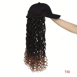 KissICON 18” Faux locs T30 / 24inch KissIcon Tomo Baseball Cap Wig Box Braids Ombre