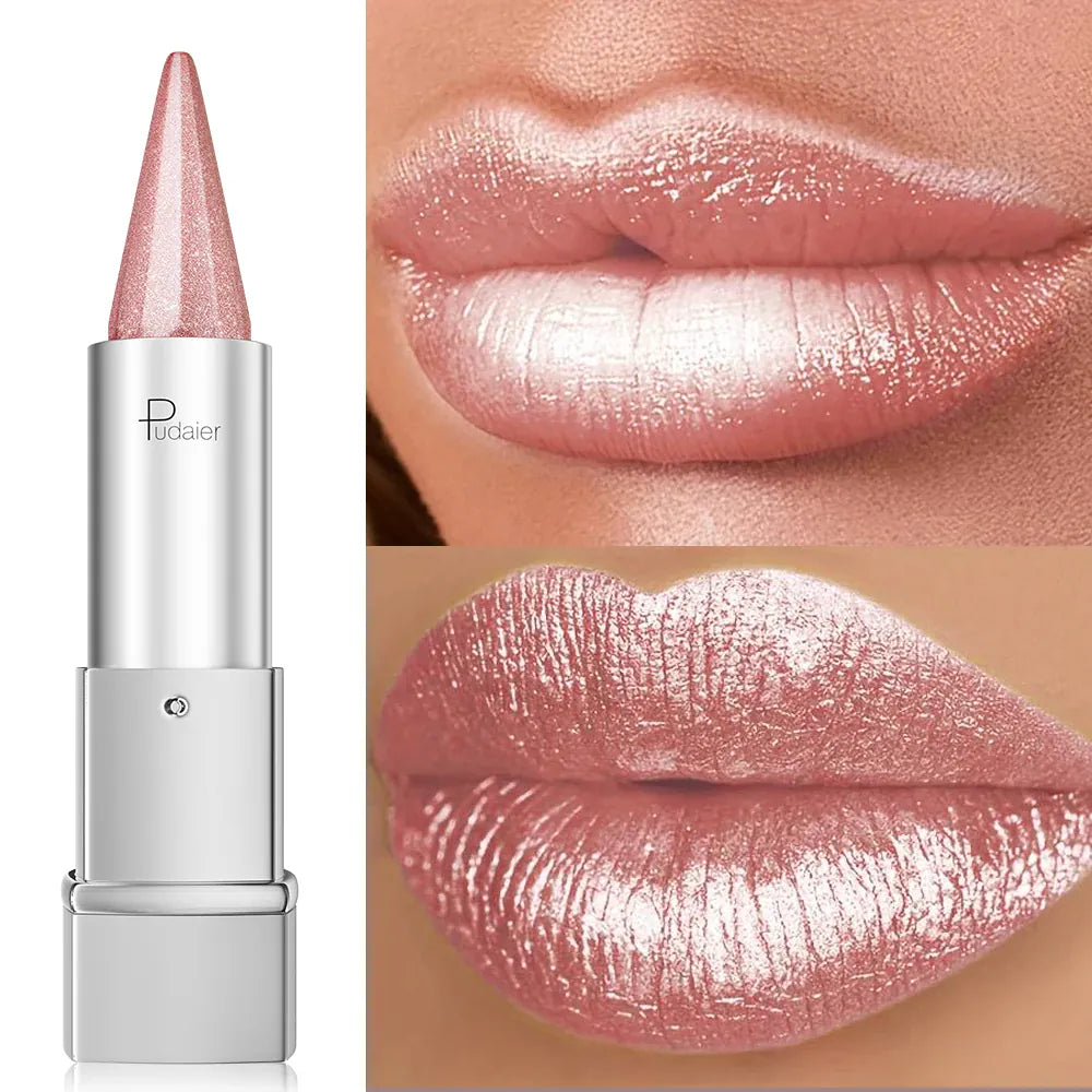 KissICON 18 KissIcon Pearlescent Sparkle Lipstick Waterproof 24H