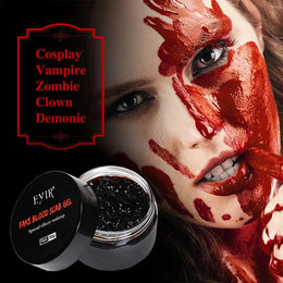 KissICON 185g Halloween SFX Makeup Kit - Skin Wax Blood Plasma, Special Effects Scar Wax, Liquid Latex, Washable Fake Blood, Fake Blood Spray