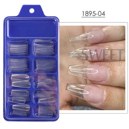KissICON 1895-03 Clear KissIcon Nude Pink False Nails - Quick Acrylic