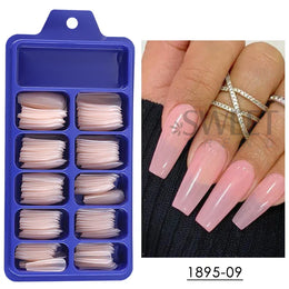 KissICON 1895-09 KissIcon Nude Pink False Nails - Quick Acrylic