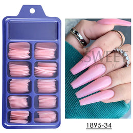 KissICON 1895-34 KissIcon Nude Pink False Nails - Quick Acrylic
