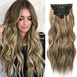 KissICON 18H24 / 20inch KissIcon 20 Inch Thick Curly Clip Hair Extensions