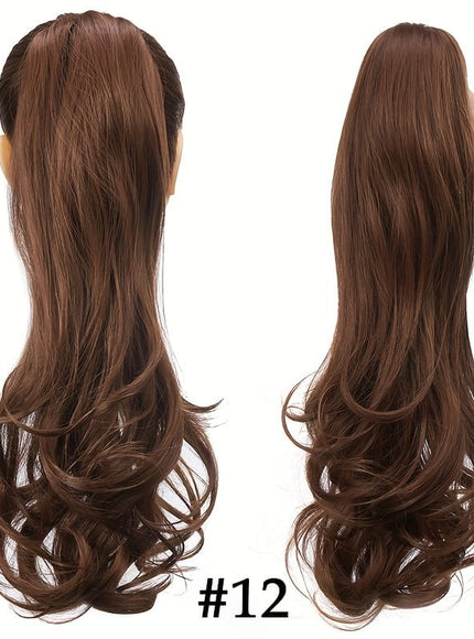 KissICON 18inch / #12 KissIcon Halloween Claw Clip Ponytail Extension Long Wavy