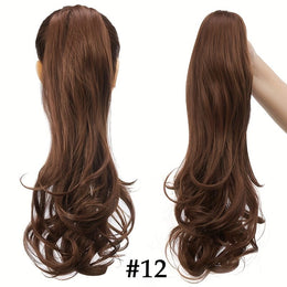 KissICON 18inch / #12 KissIcon Halloween Claw Clip Ponytail Extension Long Wavy