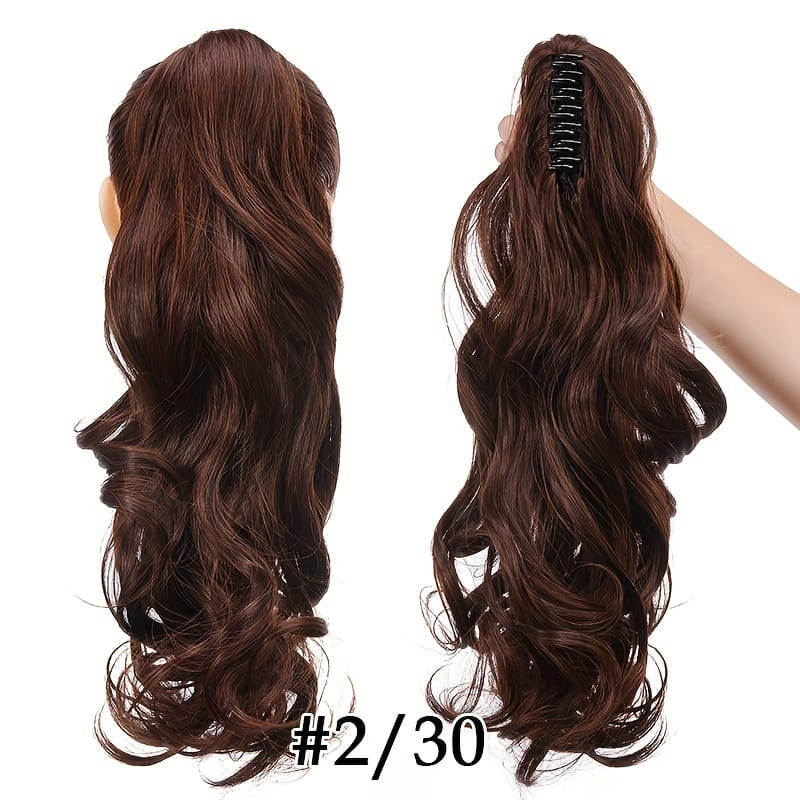 KissICON 18inch / #2/30 KissIcon Halloween Claw Clip Ponytail Extension Long Wavy